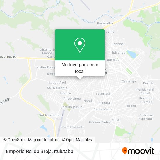 Emporio Rei da Breja mapa