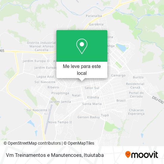 Vm Treinamentos e Manutencoes mapa