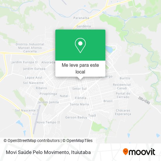 Movi Saúde Pelo Movimento mapa