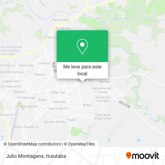 Julio Montagens mapa