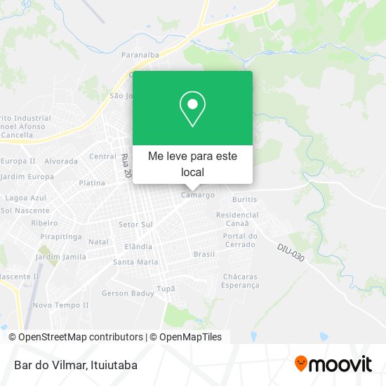 Bar do Vilmar mapa