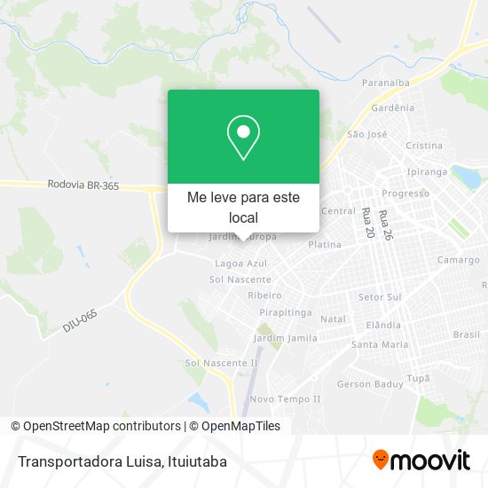 Transportadora Luisa mapa