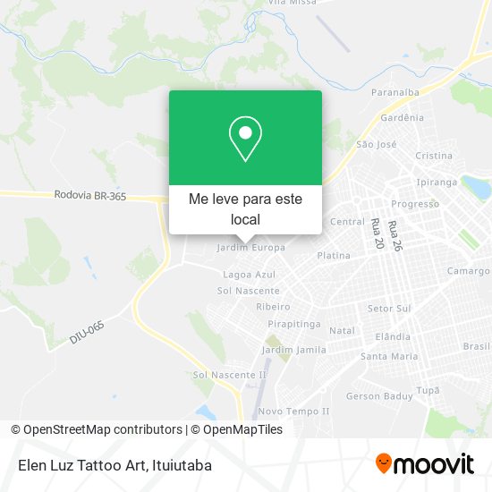 Elen Luz Tattoo Art mapa