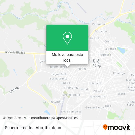 Supermercados Abc mapa