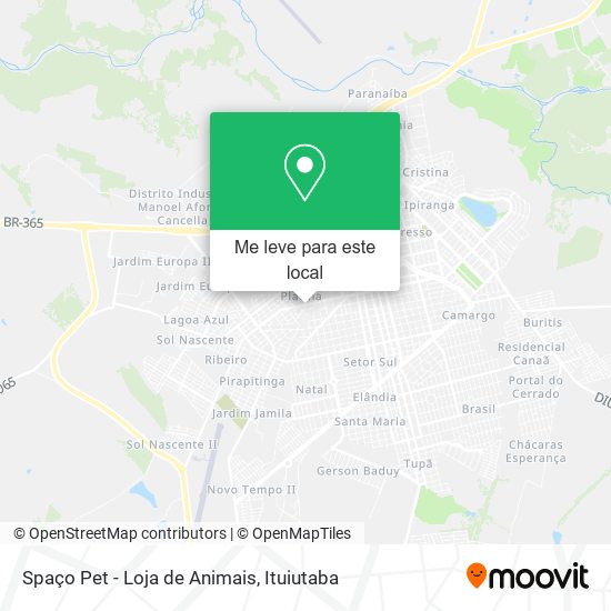 Spaço Pet - Loja de Animais mapa