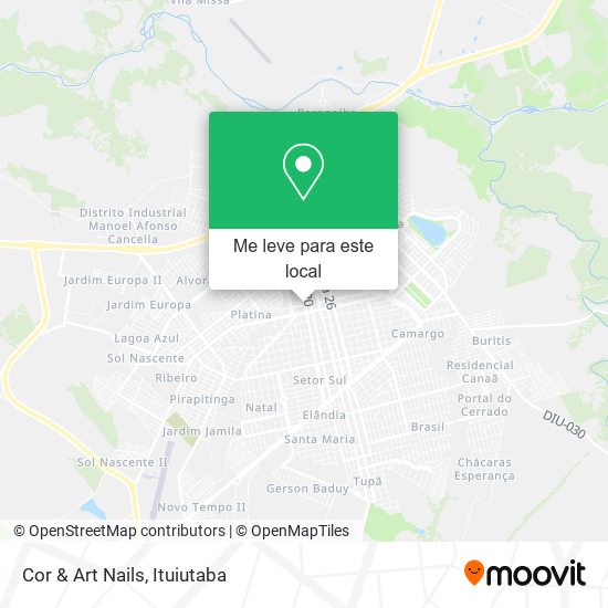 Cor & Art Nails mapa