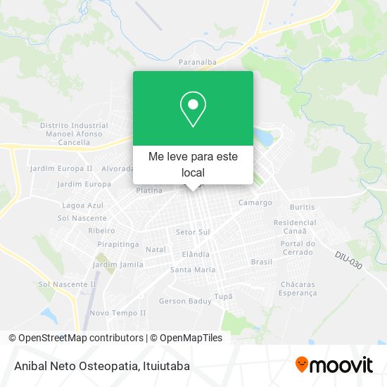Anibal Neto Osteopatia mapa
