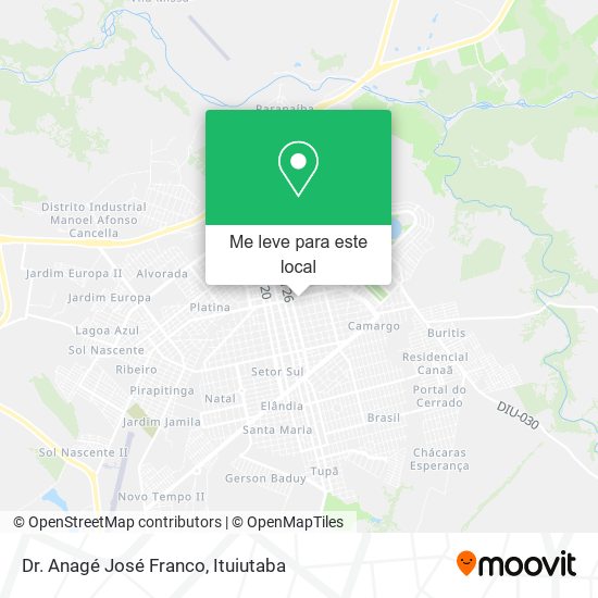 Dr. Anagé José Franco mapa