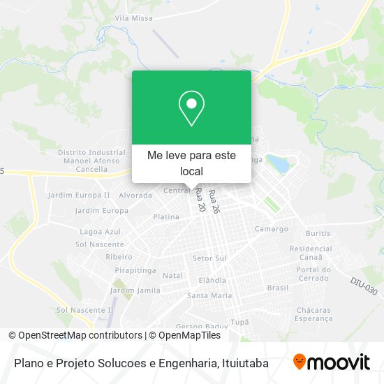 Plano e Projeto Solucoes e Engenharia mapa