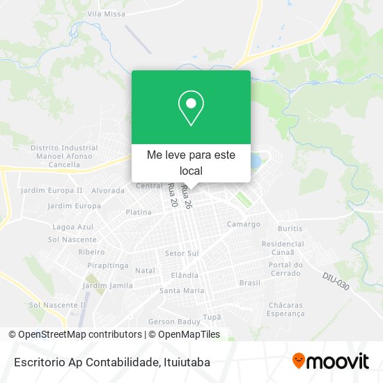 Escritorio Ap Contabilidade mapa