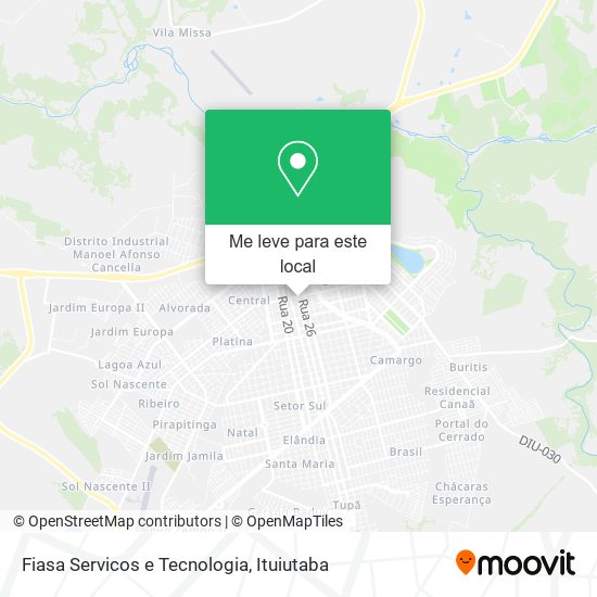Fiasa Servicos e Tecnologia mapa