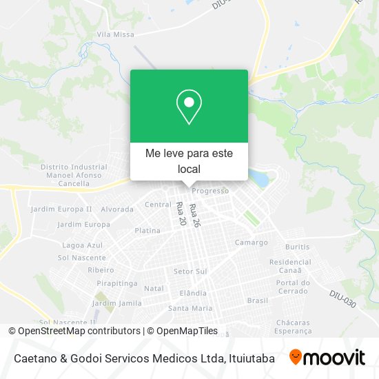 Caetano & Godoi Servicos Medicos Ltda mapa