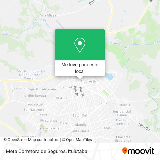 Meta Corretora de Seguros mapa
