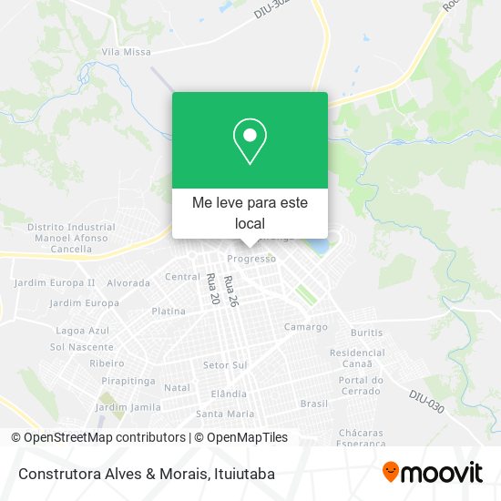 Construtora Alves & Morais mapa