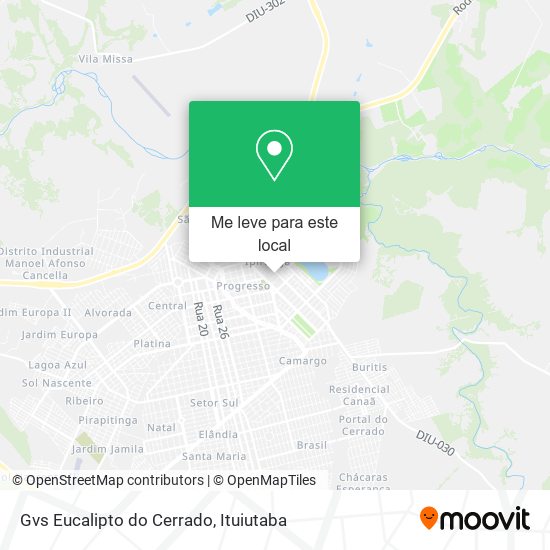Gvs Eucalipto do Cerrado mapa