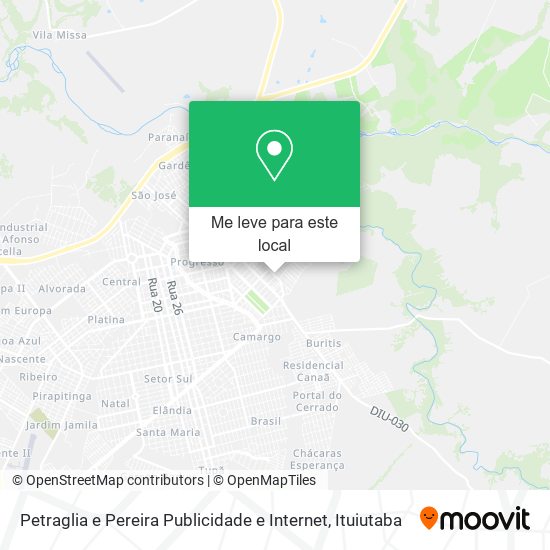 Petraglia e Pereira Publicidade e Internet mapa
