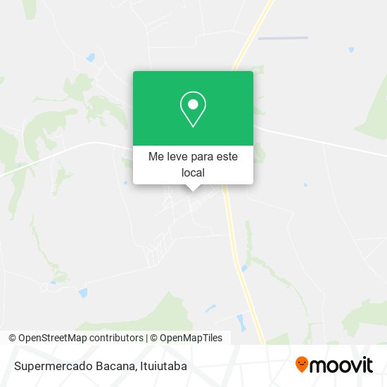 Supermercado Bacana mapa