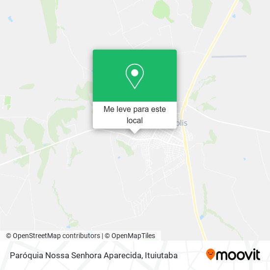 Paróquia Nossa Senhora Aparecida mapa
