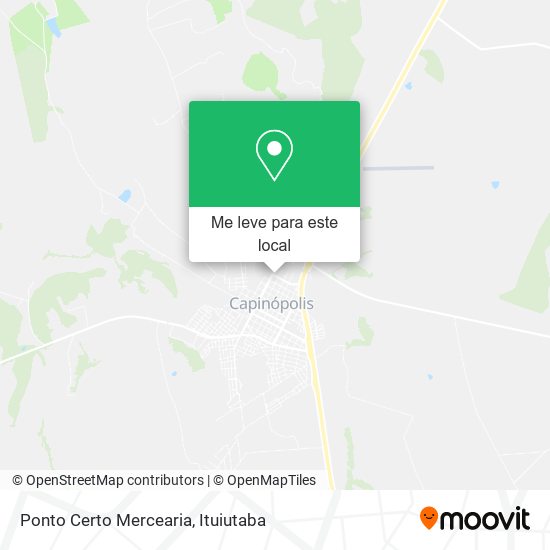 Ponto Certo Mercearia mapa