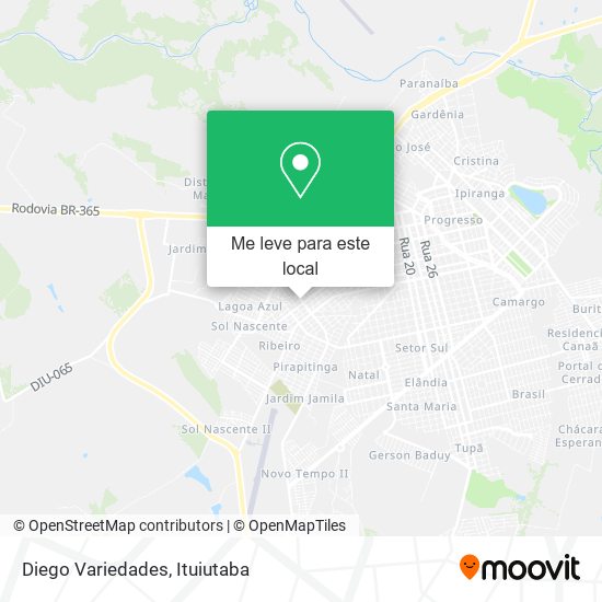 Diego Variedades mapa