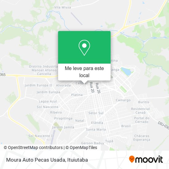 Moura Auto Pecas Usada mapa