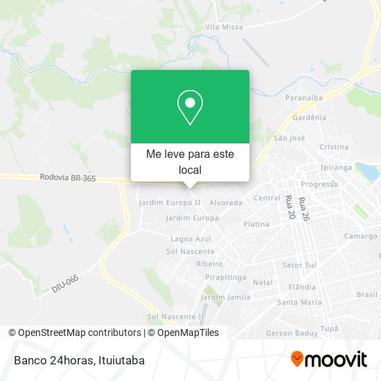 Banco 24horas mapa