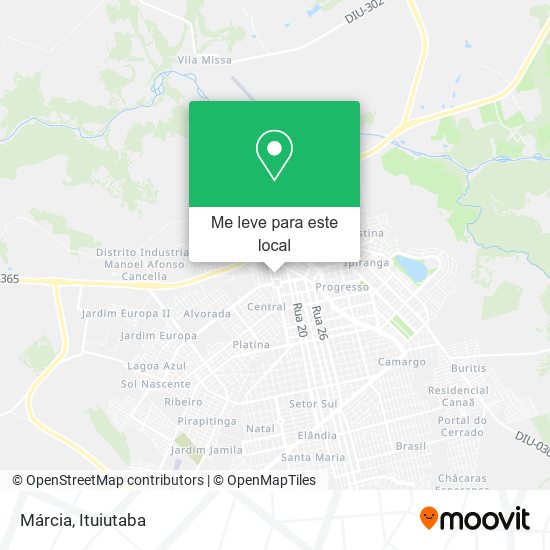 Márcia mapa