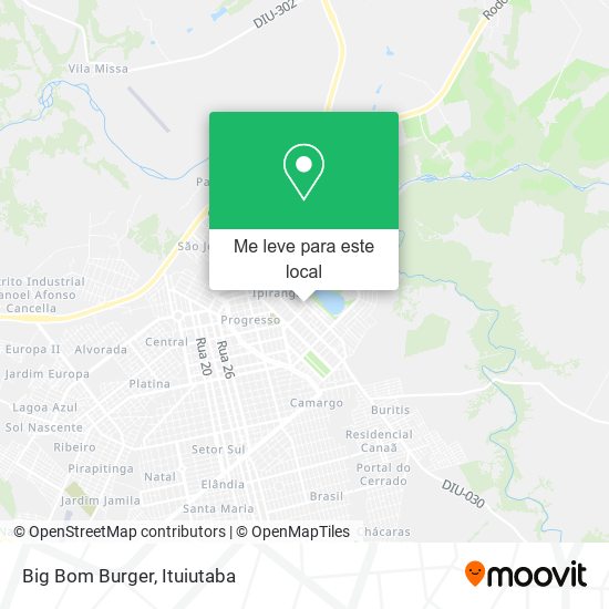Big Bom Burger mapa