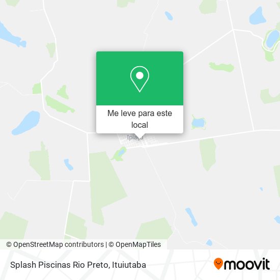 Splash Piscinas Rio Preto mapa