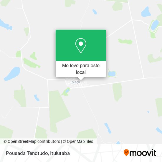 Pousada Tendtudo mapa