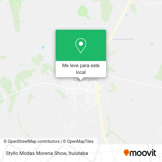 Styllo Modas Morena Show mapa