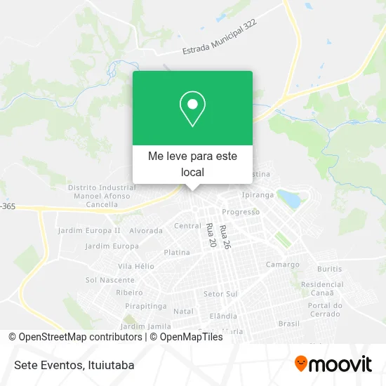Sete Eventos mapa