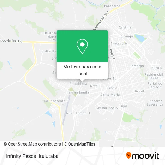 Infinity Pesca mapa