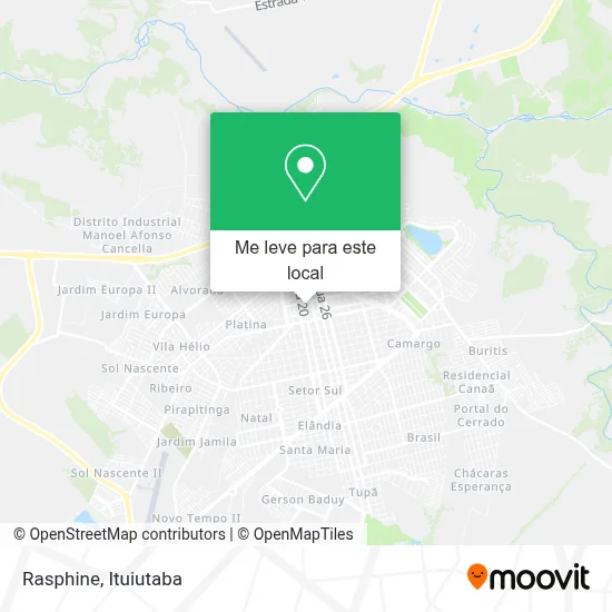 Rasphine mapa