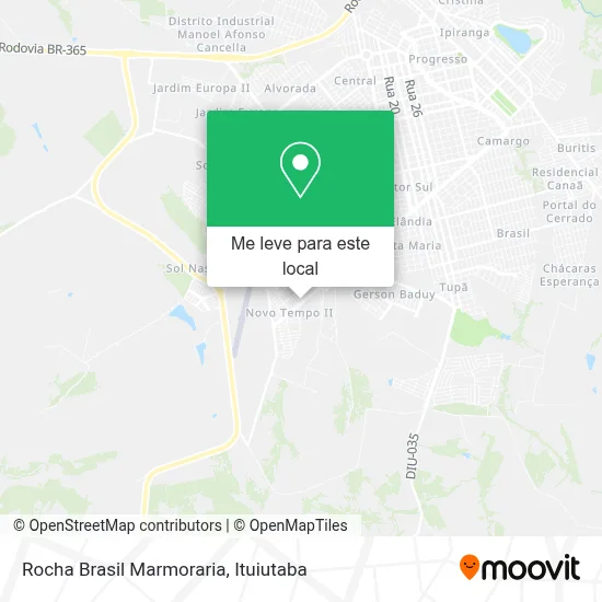 Rocha Brasil Marmoraria mapa