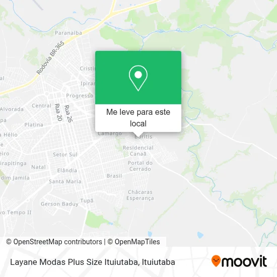 Layane Modas Plus Size Ituiutaba mapa