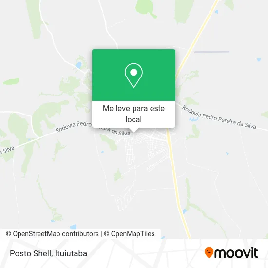 Posto Shell mapa