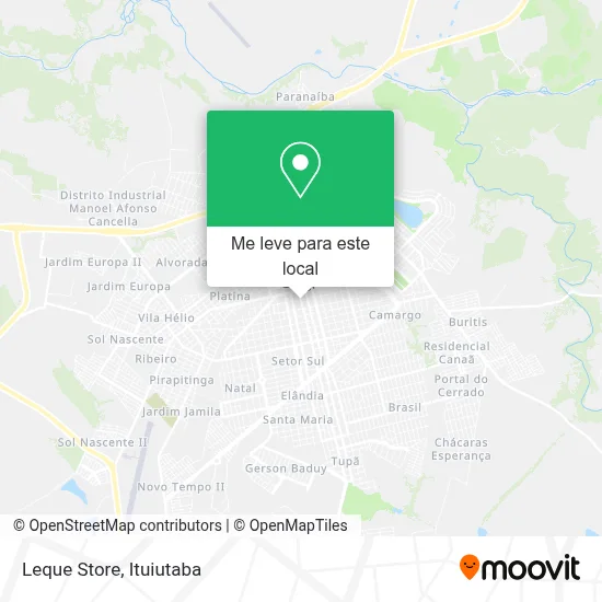 Leque Store mapa