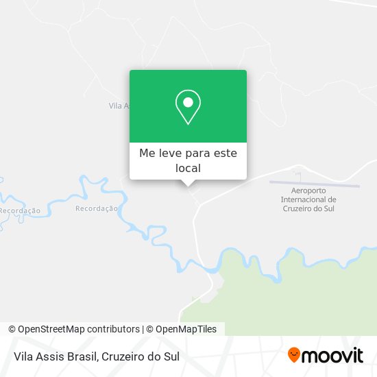 Vila Assis Brasil mapa