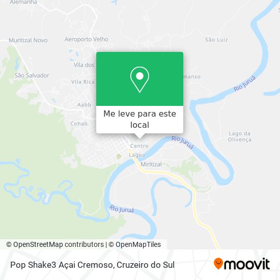 Pop Shake3 Açai Cremoso mapa