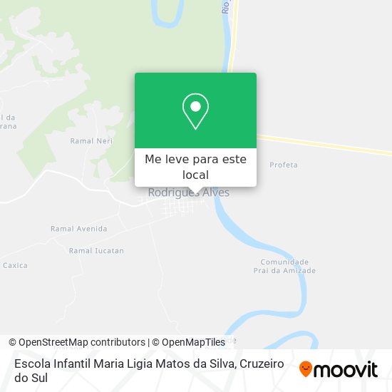 Escola Infantil Maria Ligia Matos da Silva mapa