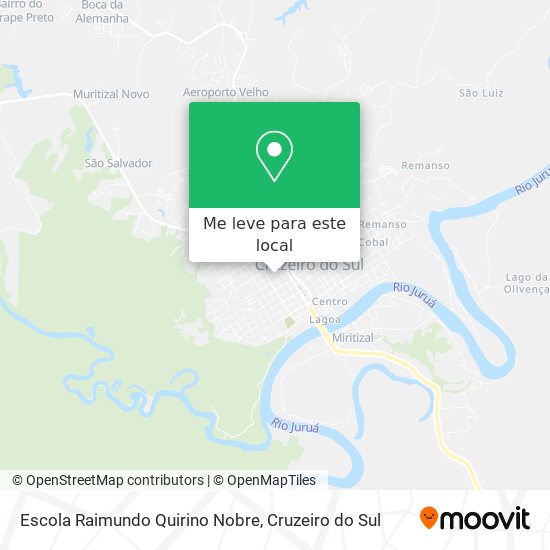 Escola Raimundo Quirino Nobre mapa