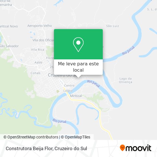 Construtora Beija Flor mapa