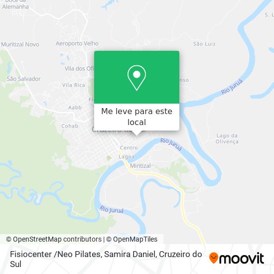 Fisiocenter /Neo Pilates, Samira Daniel mapa