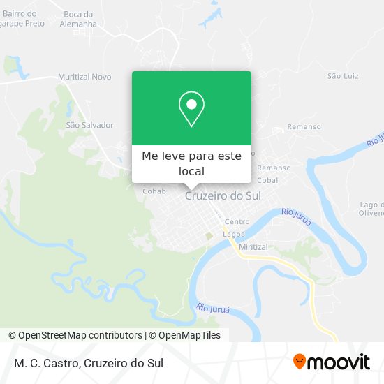 M. C. Castro mapa