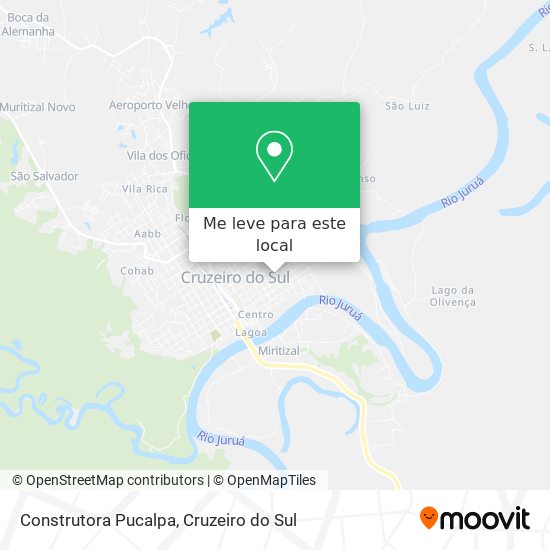Construtora Pucalpa mapa