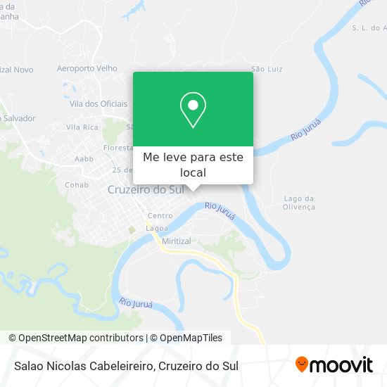 Salao Nicolas Cabeleireiro mapa