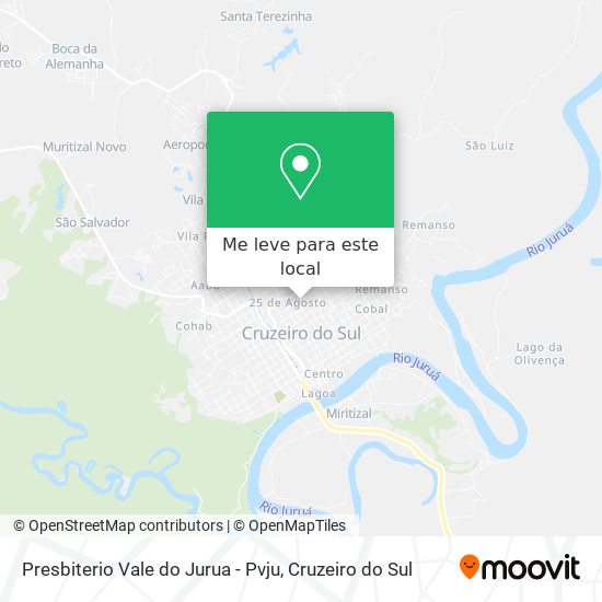 Presbiterio Vale do Jurua - Pvju mapa