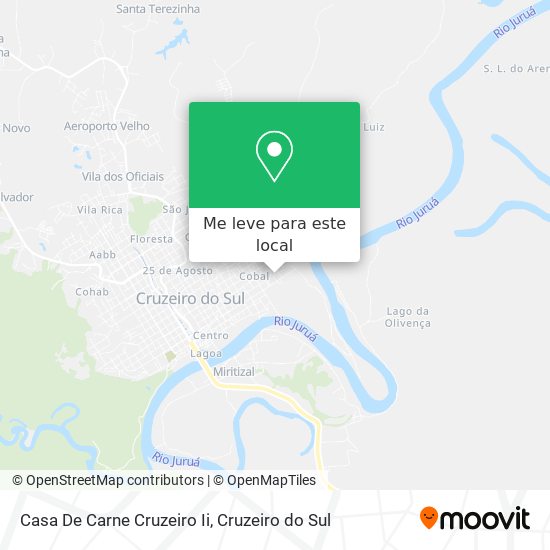 Casa De Carne Cruzeiro Ii mapa