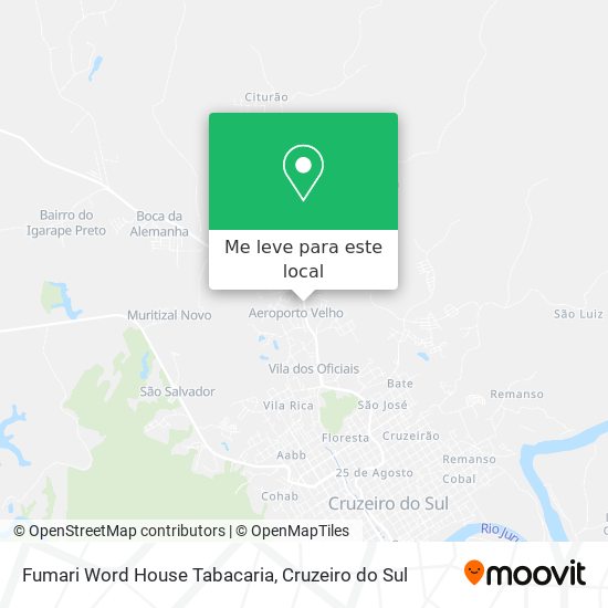 Fumari Word House Tabacaria mapa